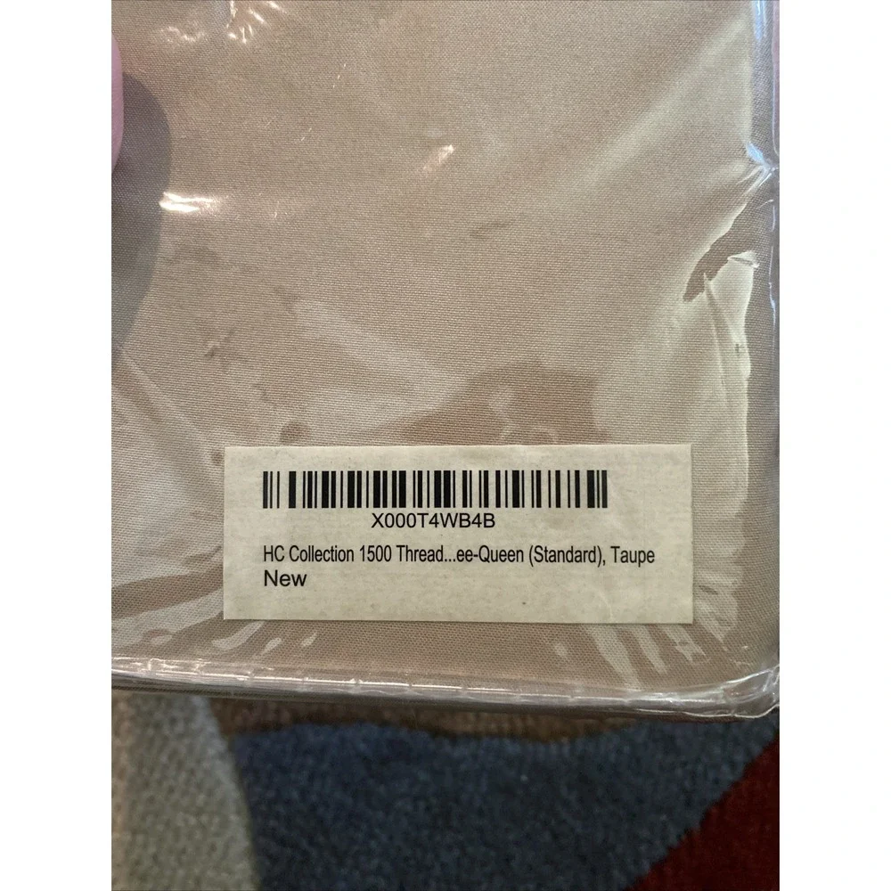 HC 1500 PREMIUM COLLECTION LUXURY Standard Pillowcase Set In Color Taupe New
